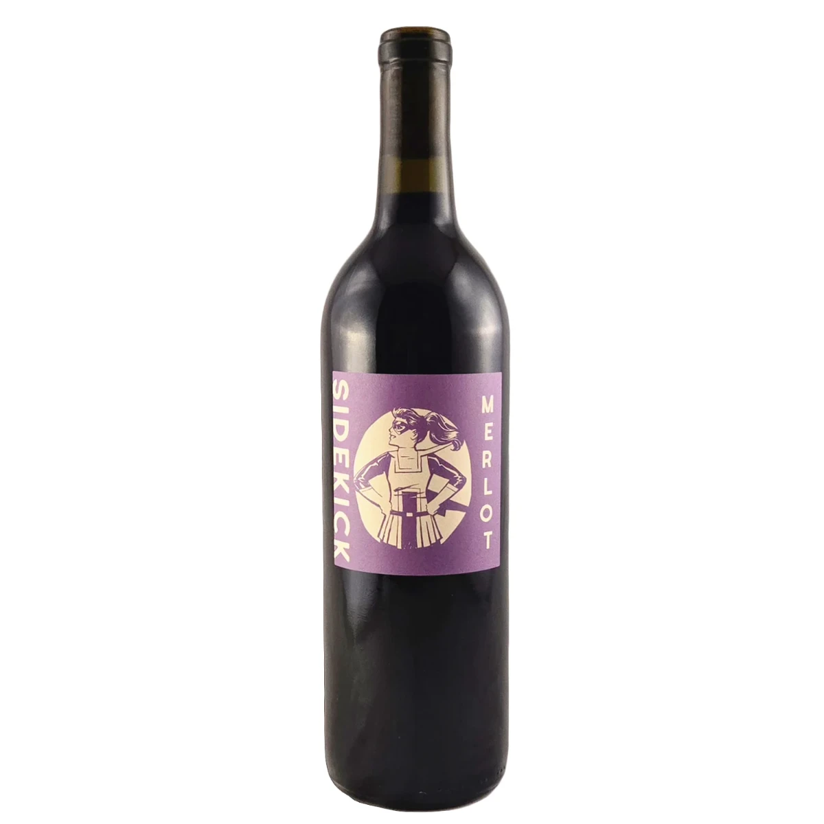 ICONIC WINE MERLOT SIDEBACK 2022 750ML