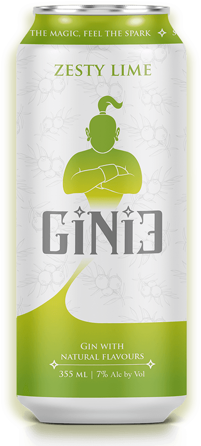 GINIE ZESTY LIME 4PK CANS