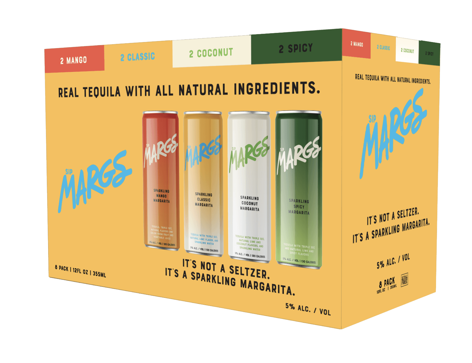 SIPS MARGS VARIETY 8PK CAN