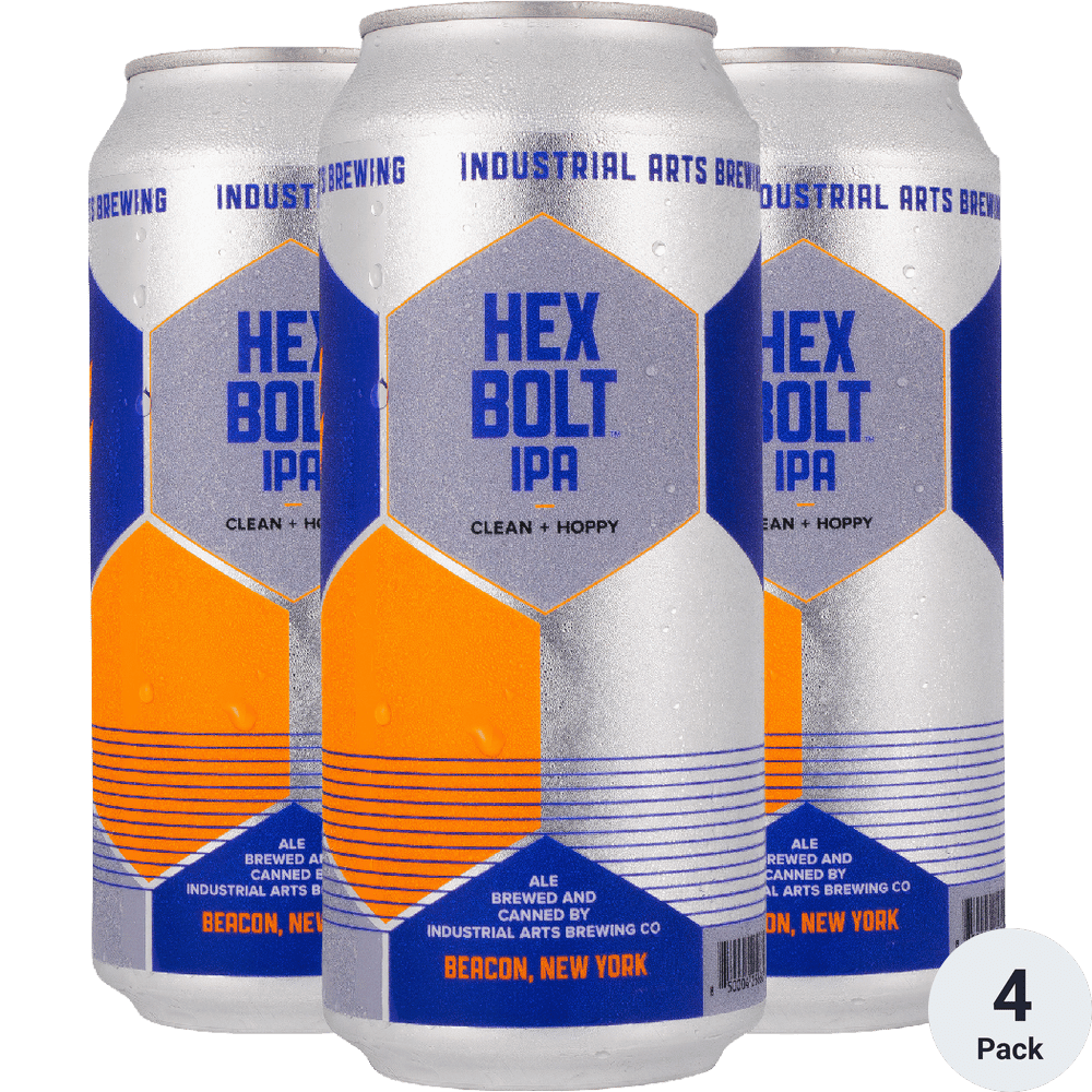 INDUSTRIAL ARTS HEX BOLT IPA 16 OZ