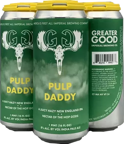 GREATER GOOD PULP DADDY IPA 4PK CN 16OZ