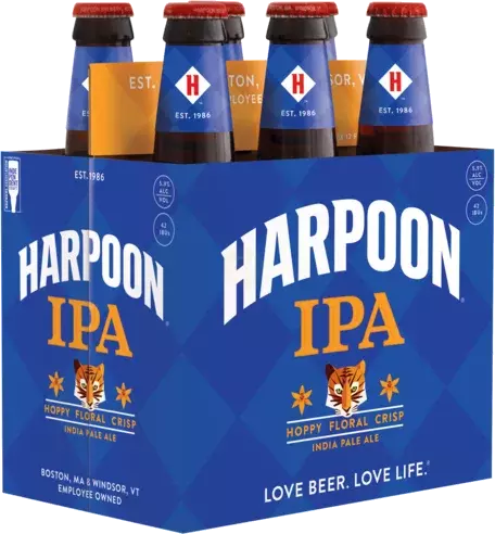 HARPOON IPA 6 PACK BOTTLES 12 OZ