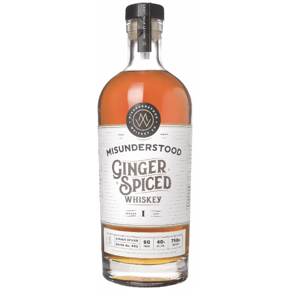 MISUNDERSTOOD GINGER SPICED WHISKEY 750ML