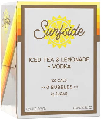 SURFSIDE ICED TEA & LEMONADE VODKA 4 PACK CAN 12OZ