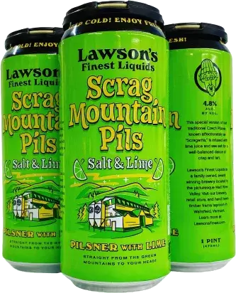 LAWSONS FINEST SCRAG MOUNTAIN PILSNER 4PKCN 16OZ