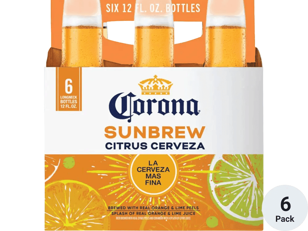 CORONA SUNBREW CITRUS CERVEZA 12 OZ