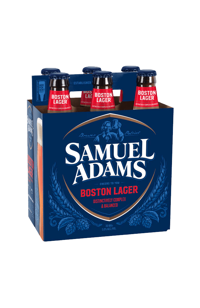 SAMUEL ADAMS BOSTON LAGER 6 PK BOTTLES 12 OZ