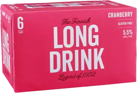 LONG DRINK CRANBERRY 6PK 355ML