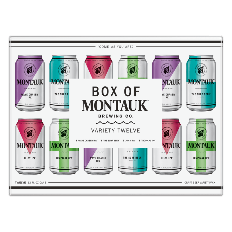 MONTAUK BOX OF VARIETY 12PK CN12 OZ