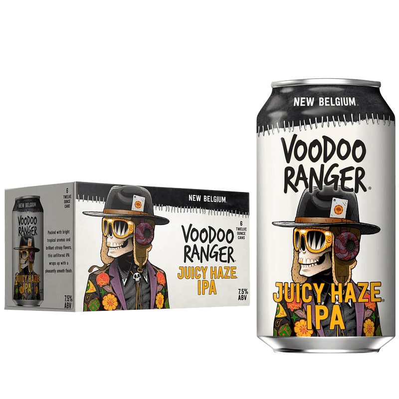 NEW BELGIUM VOODO RANGER JUICY HAZE 6PK CANS