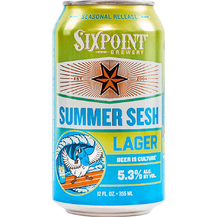 SIXPOINT SUMMER SESH LAGER 6PK CANS
