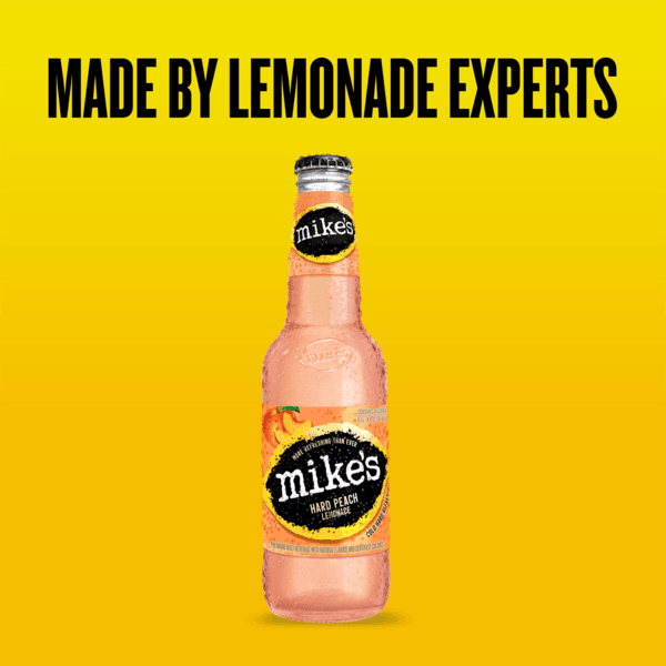 MIKES LEMONADE PEACH 6PK BOTTLES