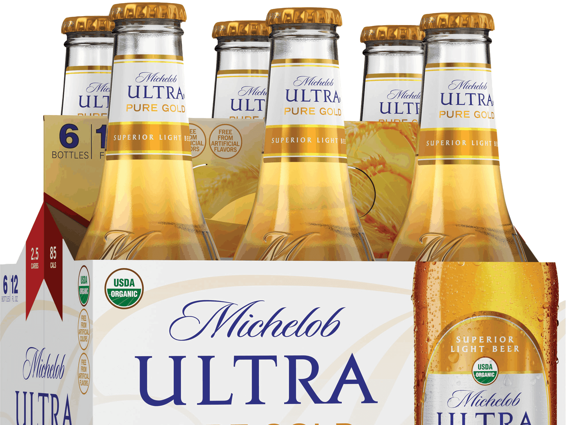 MICHELOB ULTRA PURE GOLD 6PK BOTTL 12OZ