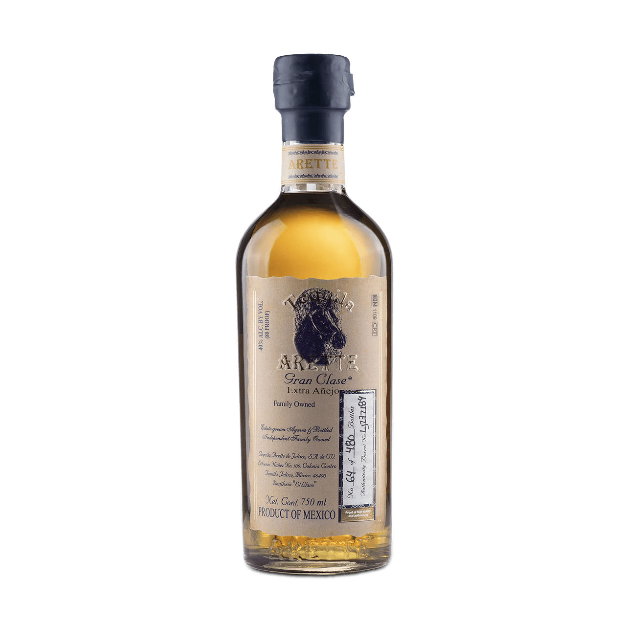 ARETTE GRAN CLASE EXTRA ANEJO 750ML