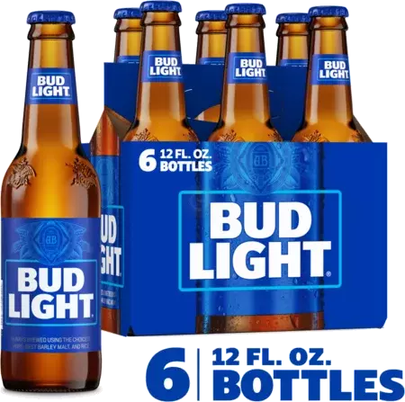 BUD LIGHT 6PK BOTTLES 12 OZ