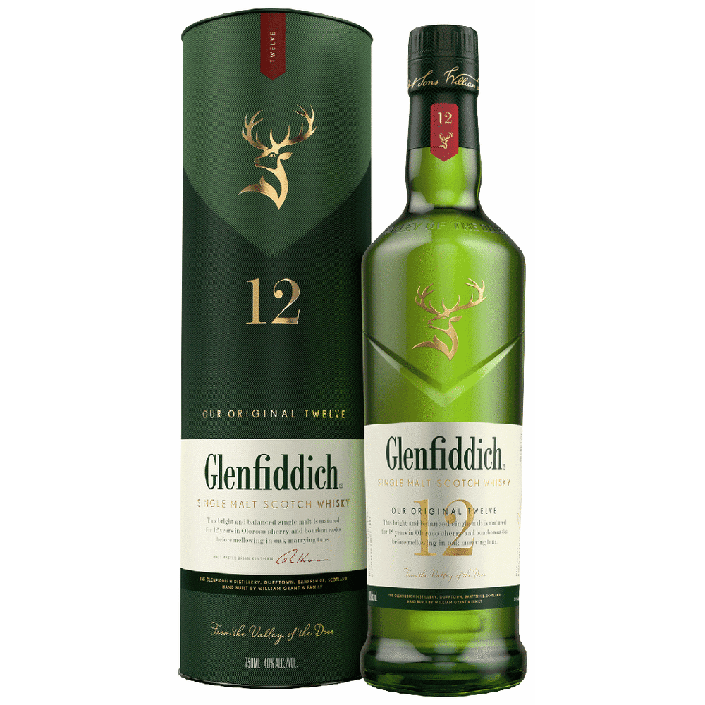 GLENFIDDICH 12YR SINGLE MALT SCOTCH 1L