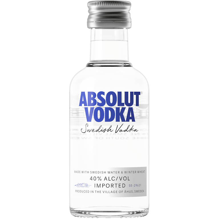 ABSOLUT VODKA 80 PROOF 50ML