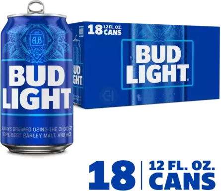 BUD LIGHT 18 PK CANS 12 OZ