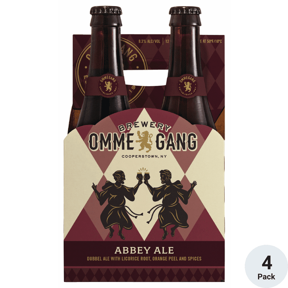 OMMEGANG ABBEY ALE 4PK 12 OZ NR