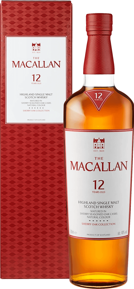 MACALLAN 12 YEAR SINGLE MALT SHERRY CASK 750 ml