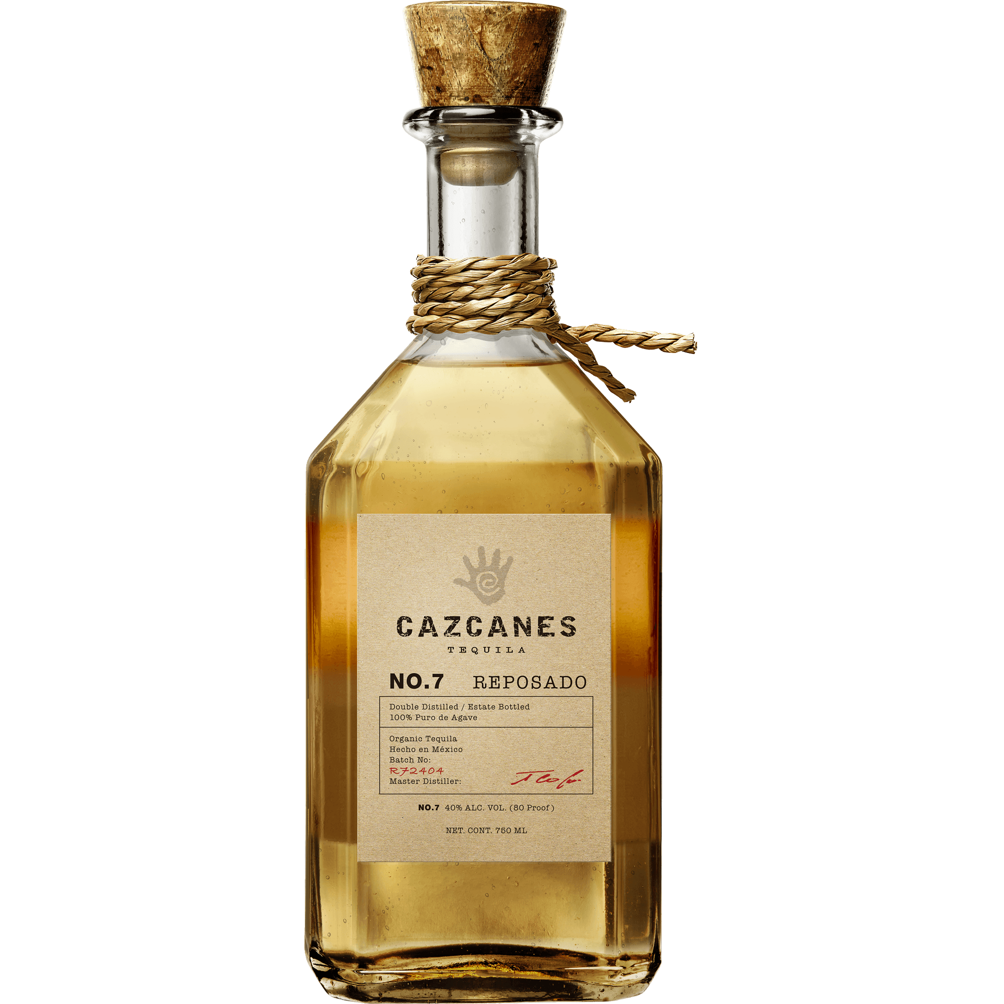 CAZCANES NO 7 REPOSADO ORGANIC  TEQUILA 750ML