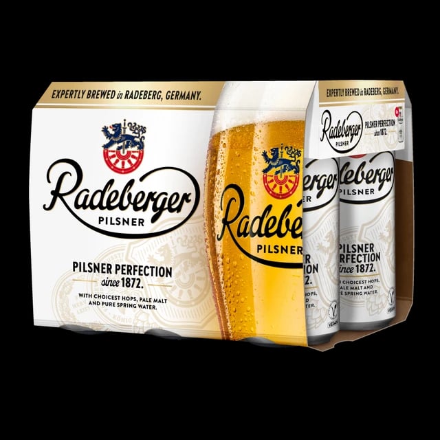 RADEBERGER PILSNER 6PK CN 16.9OZ