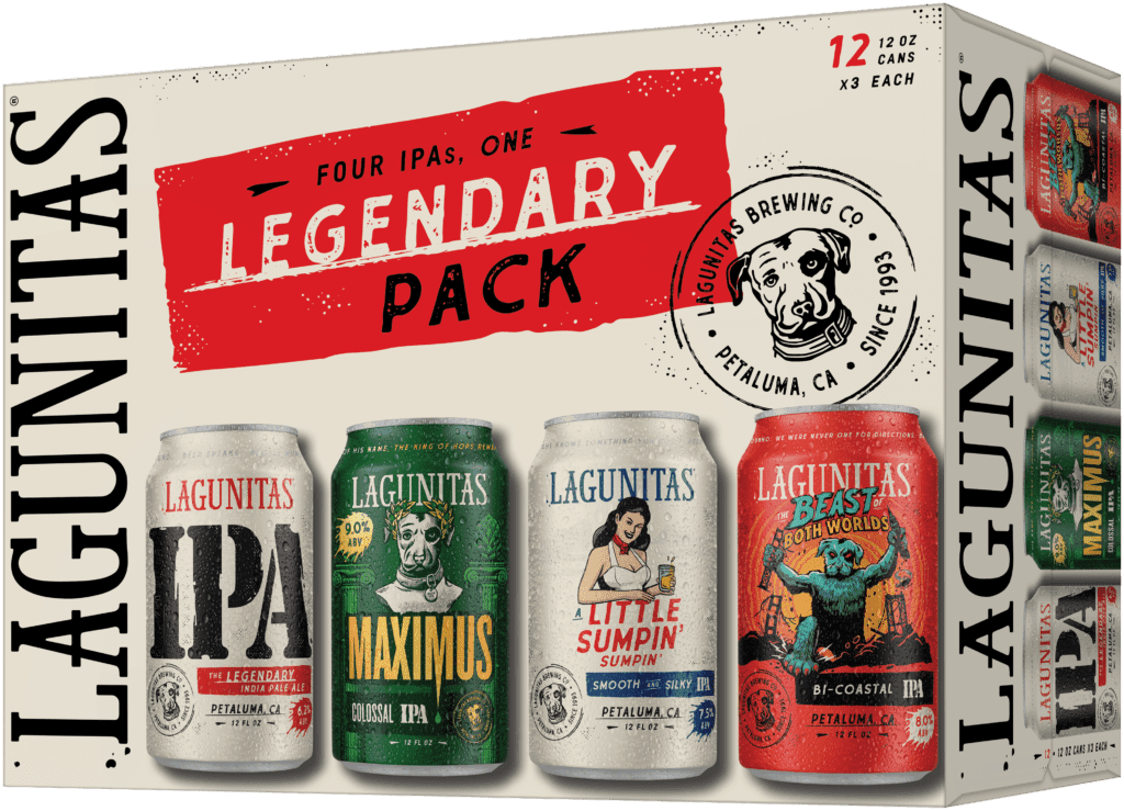 LAGUNITAS VARIETY 12 PACK CAN 12pk