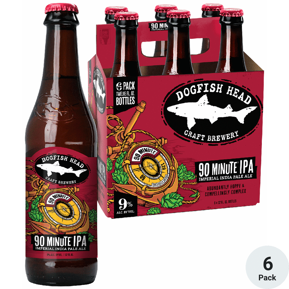 DOGFISH HEAD 90 MINUTE 6 PACK 12 OZ