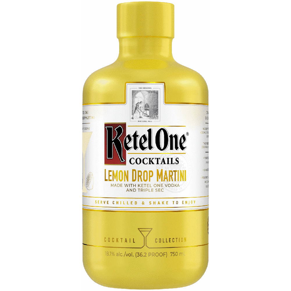 KETEL ONE LEMON DROP MARTINI RTS 750ML
