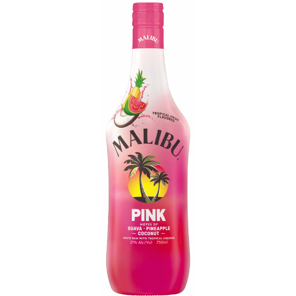 MALIBU PINK RUM 750ML