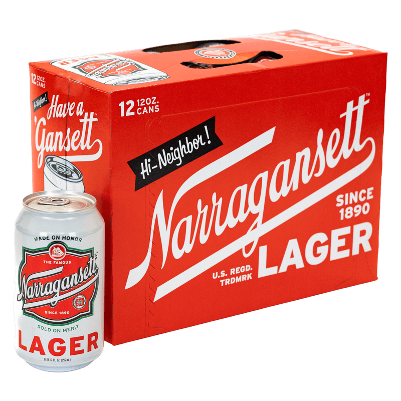 NARRAGANSETT LAGER 12PACK CAN 12 OZ