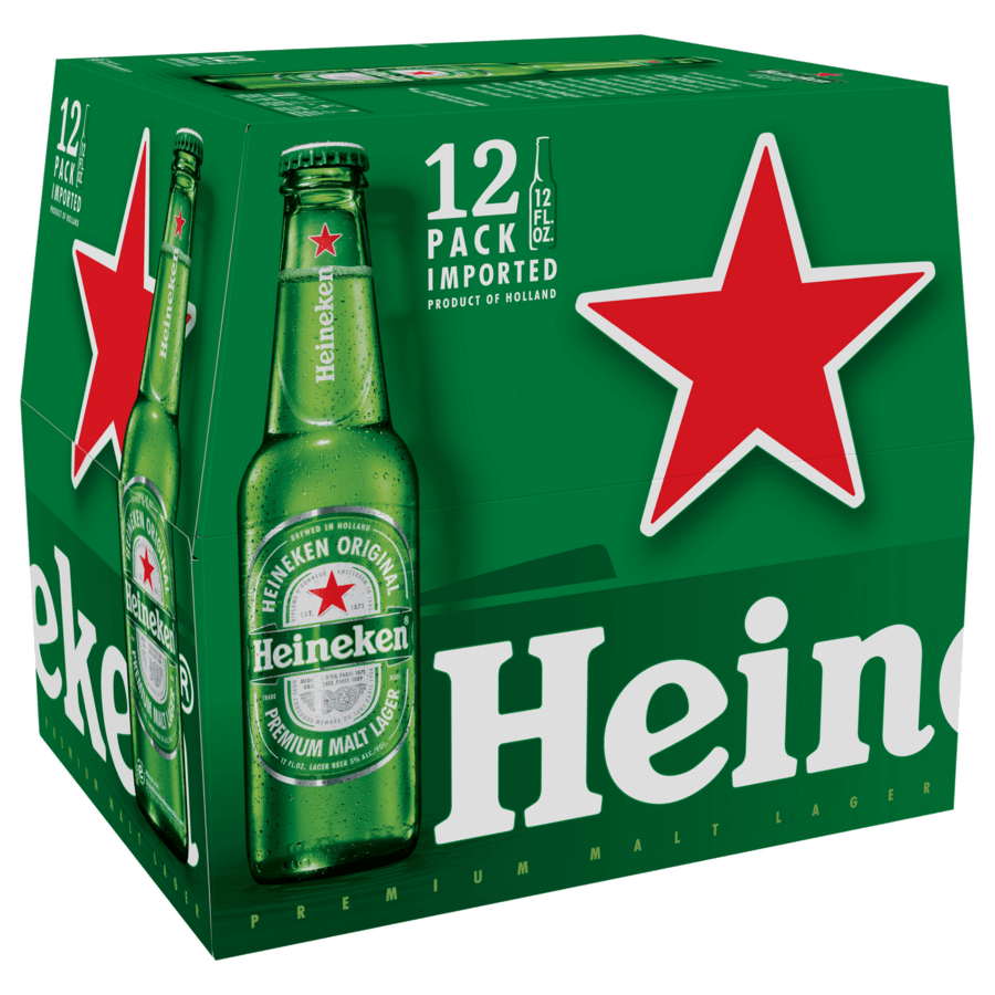 HEINEKEN LAGER 12 PACK BOTTLE 12 OZ