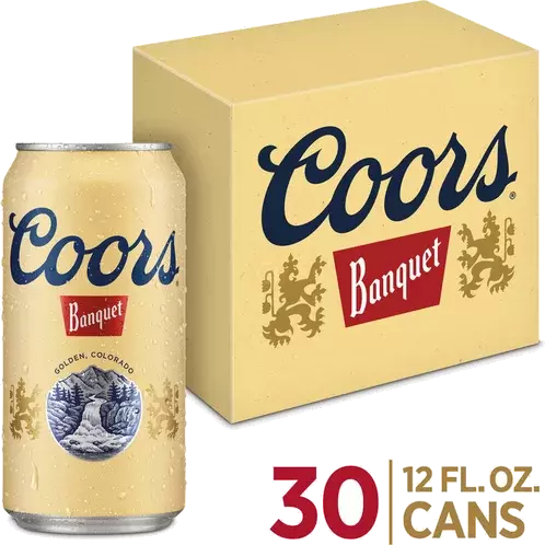 COORS BANQUET 30PK CANS 12 OZ