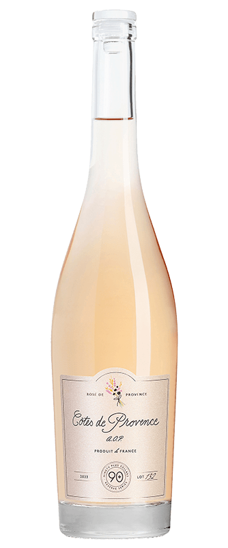 90 PLUS CELLARS LOT 132 ROSE COTES DE PROVENCE 750ML