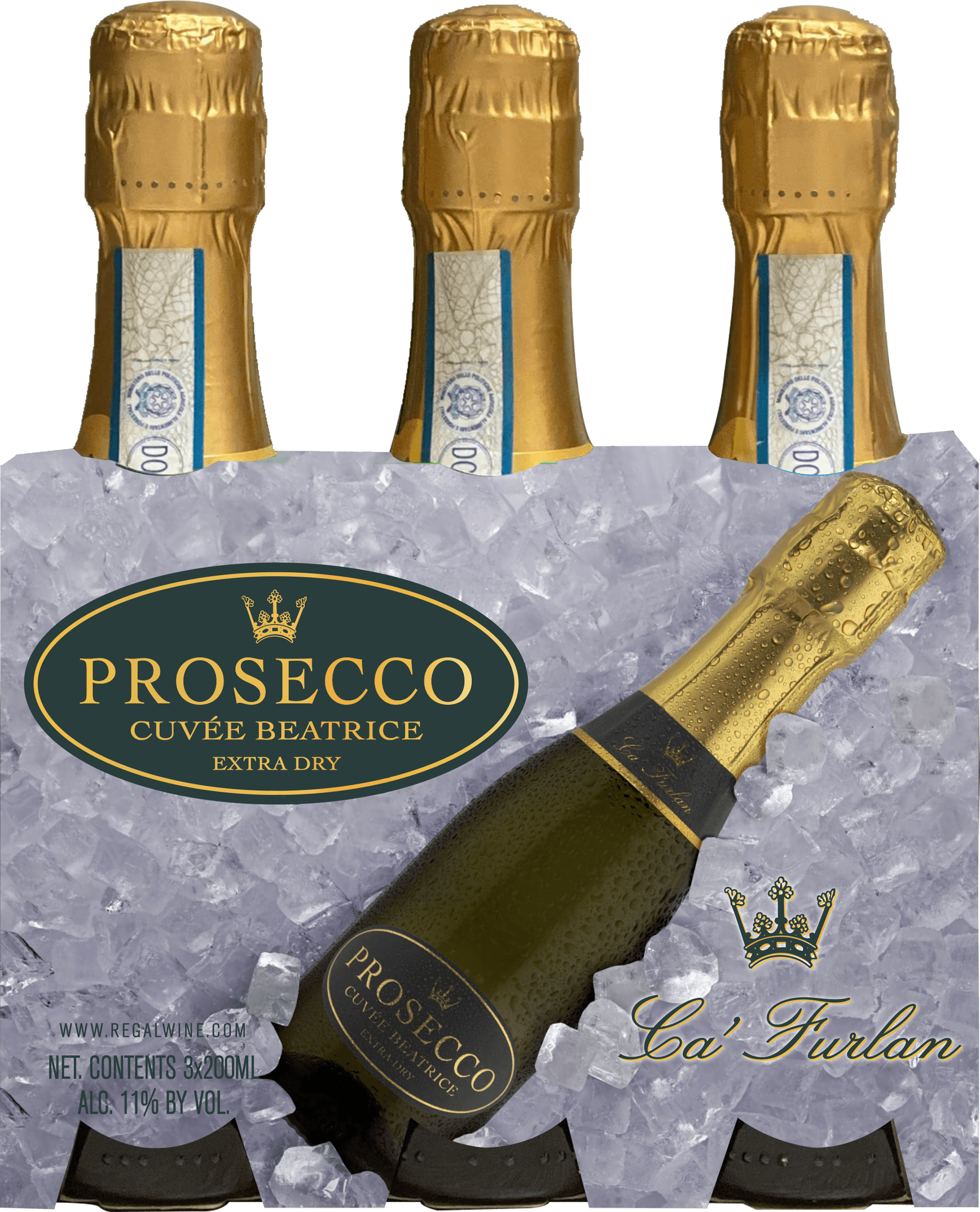 CA FURLAN PROSECCO EXTRA DRY 200ML 3PK
