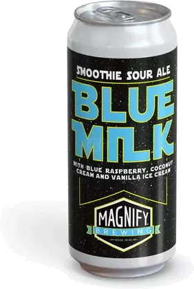 MAGNIFY BREWING BLUE MILK 4PK CN 16OZ