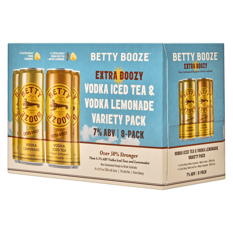 BETTY BOOZE ICED TEA VARIETY 8PK C 355ML