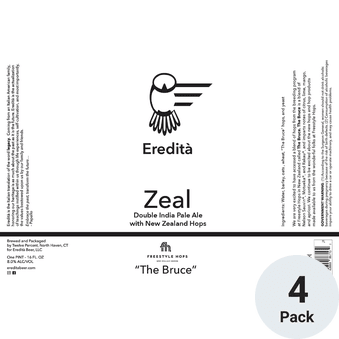 EREDITA ZEAL THE BRUCE 4PK CN