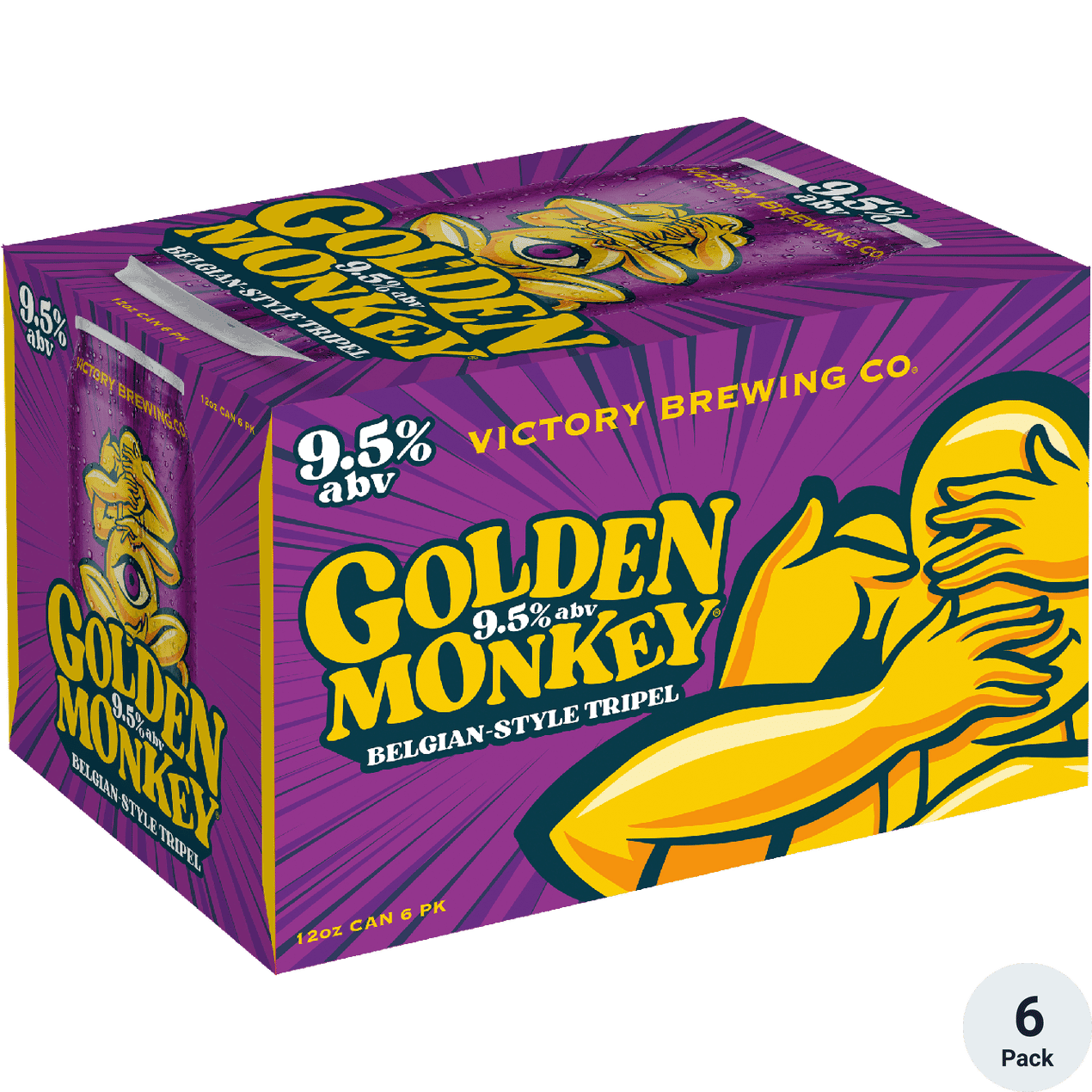 VICTORY GOLDEN MONKEY 6PK CAN 12 OZ