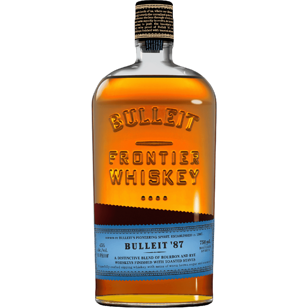 BULLEIT 87 BOURBON RYE 750ML