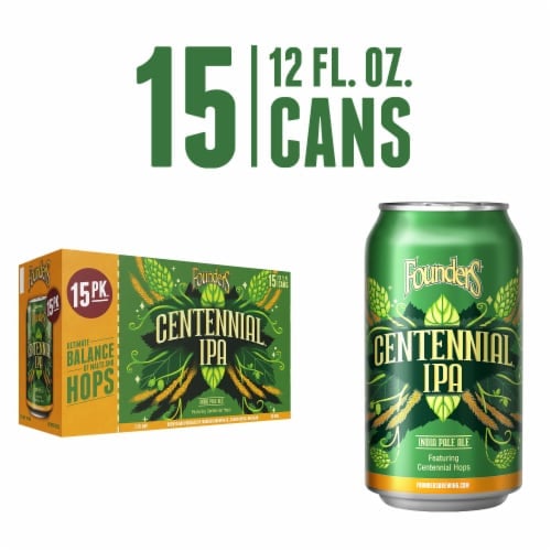 FOUNDERS CENTENIAL 15 PK 12 OZ CN
