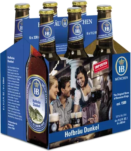 HOFBRAU DUNKEL 12 OZ 6 PK NR