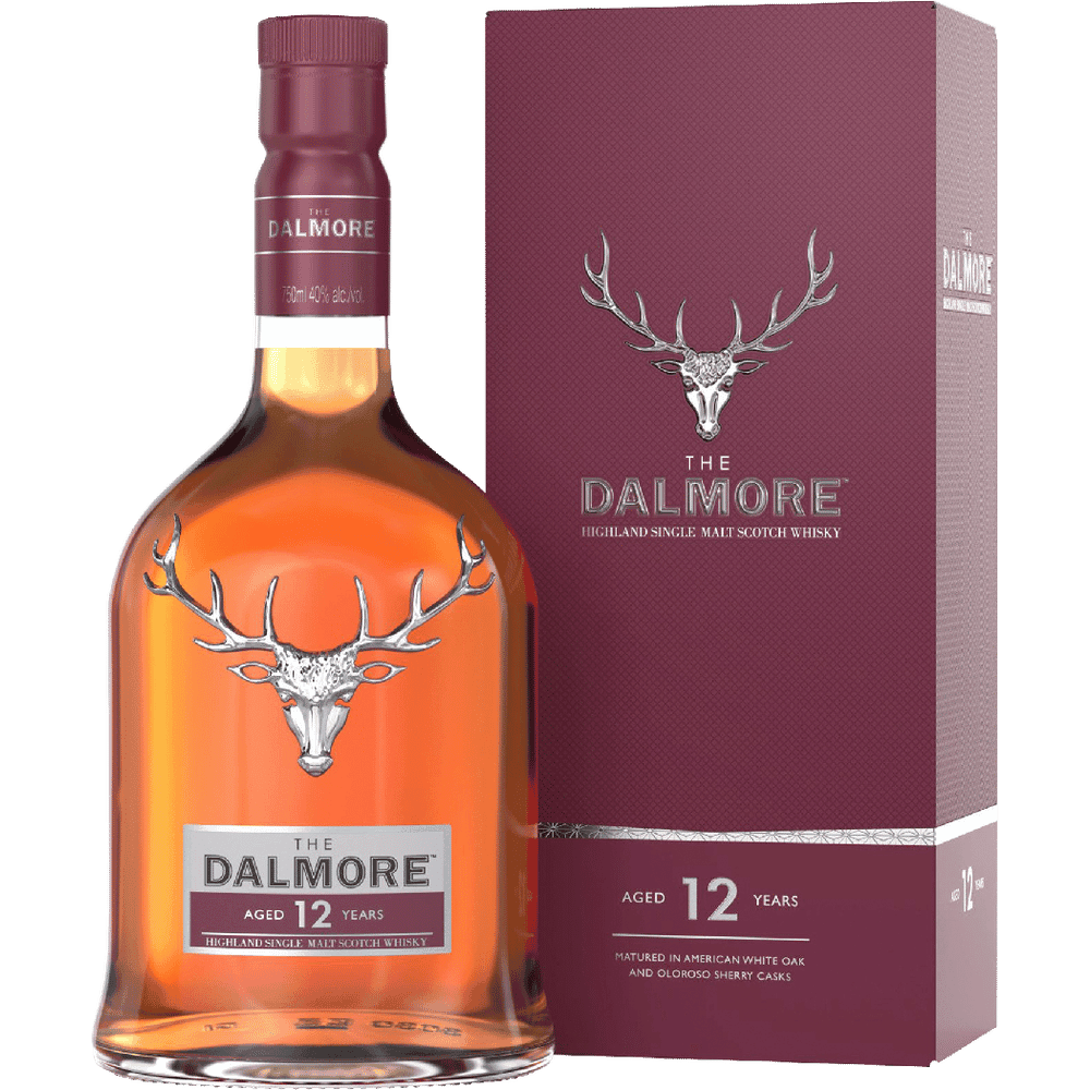 THE DALMORE SINGLE MALT SCOTCH 12 YR 750ML