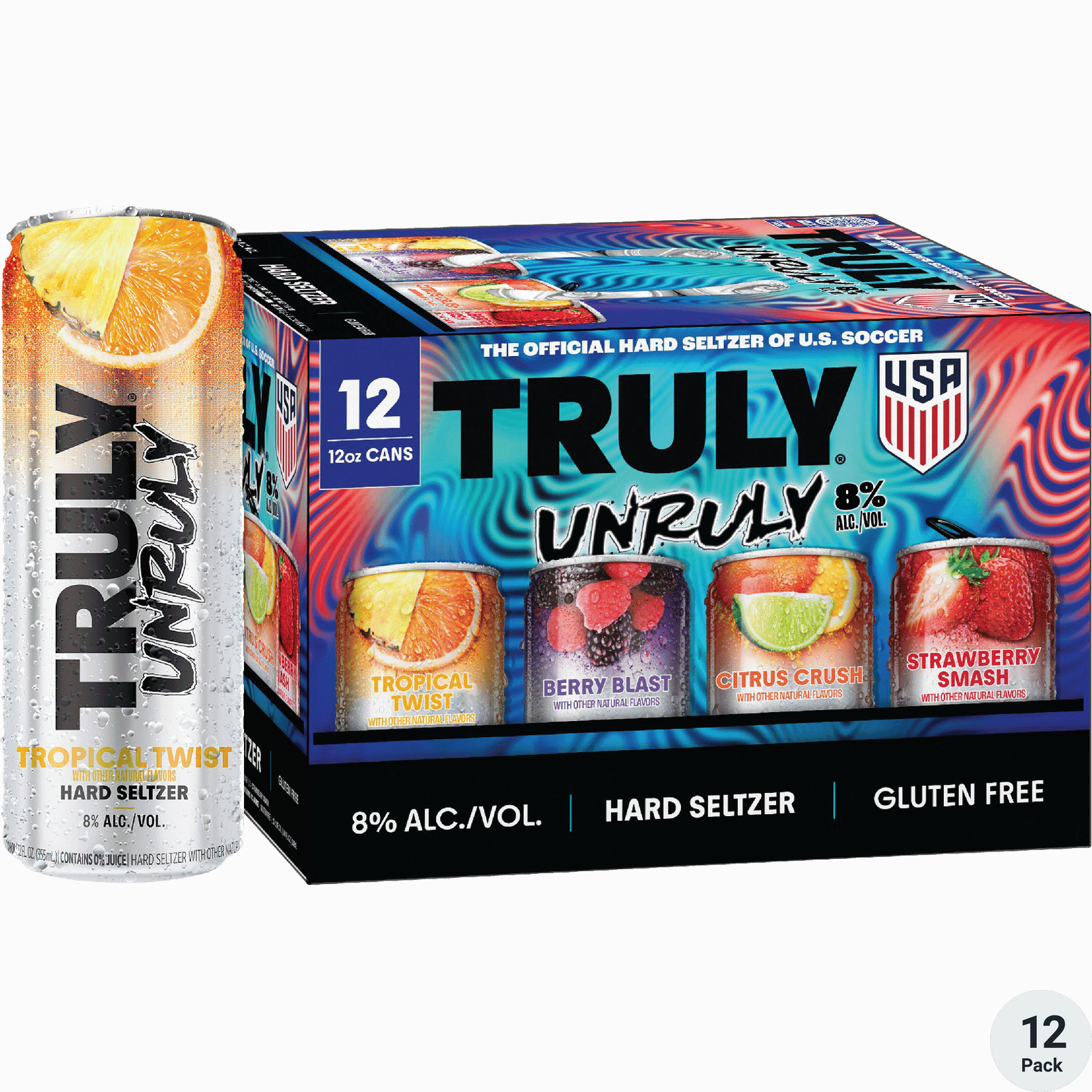 TRULY UNRULY 12PK 12 OZ