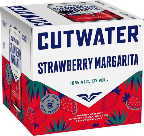 CUTWATER STRAWBERRY MARGARITA 4PK