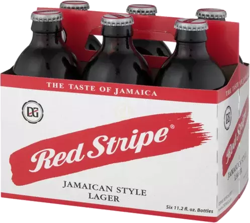 RED STRIPE LAGER BEER 6PK NR  12OZ