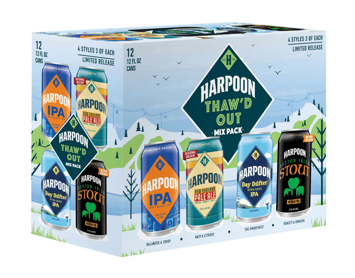 HARPOON SEASON PASS MIX 12PK 12 OZ