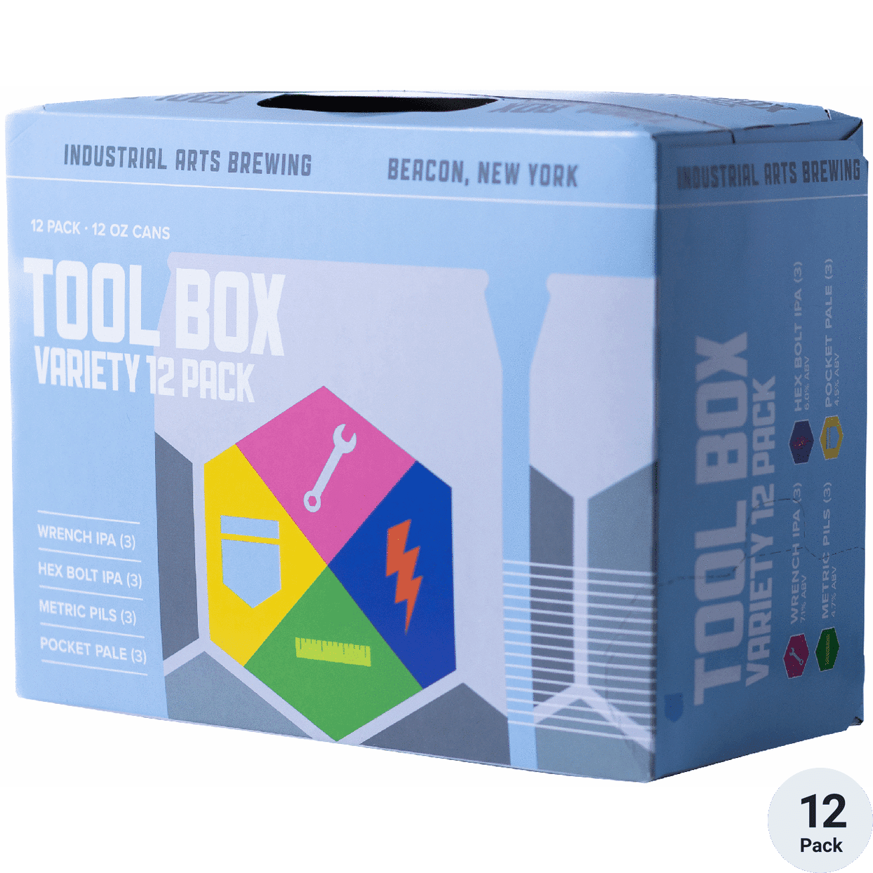 INDUSTRIAL ARTS TOOLBOX VRTY 12PK CN