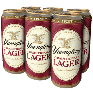 YUENGLING LAGER 16OZ 6PK CN