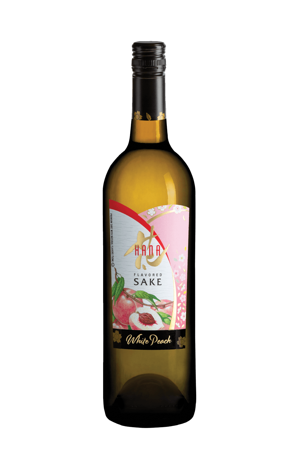 WHITE PEACH HANA FLAVORED SAKE 750ML